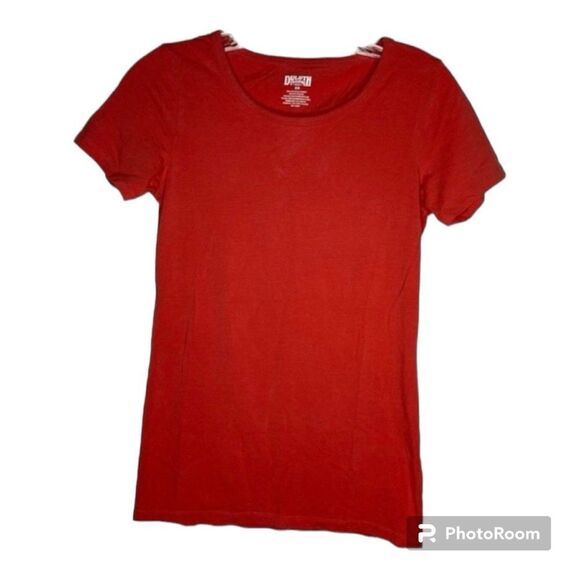 Duluth Trading Co Pink Short Sleeve Scoop Neck Athletic Top XS - Picture 1 of 4